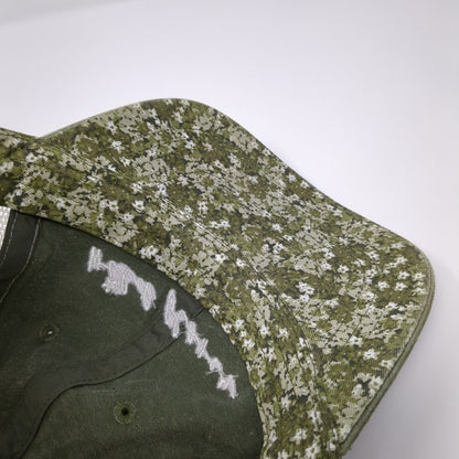 Wild Flower Slideback Trucker Hat Green One Size Adjustable Mesh Back 6 Panel