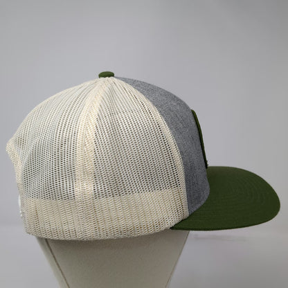 Agent of Frontier Trading Trucker Hat Gray Green White One Size Fort Desolation