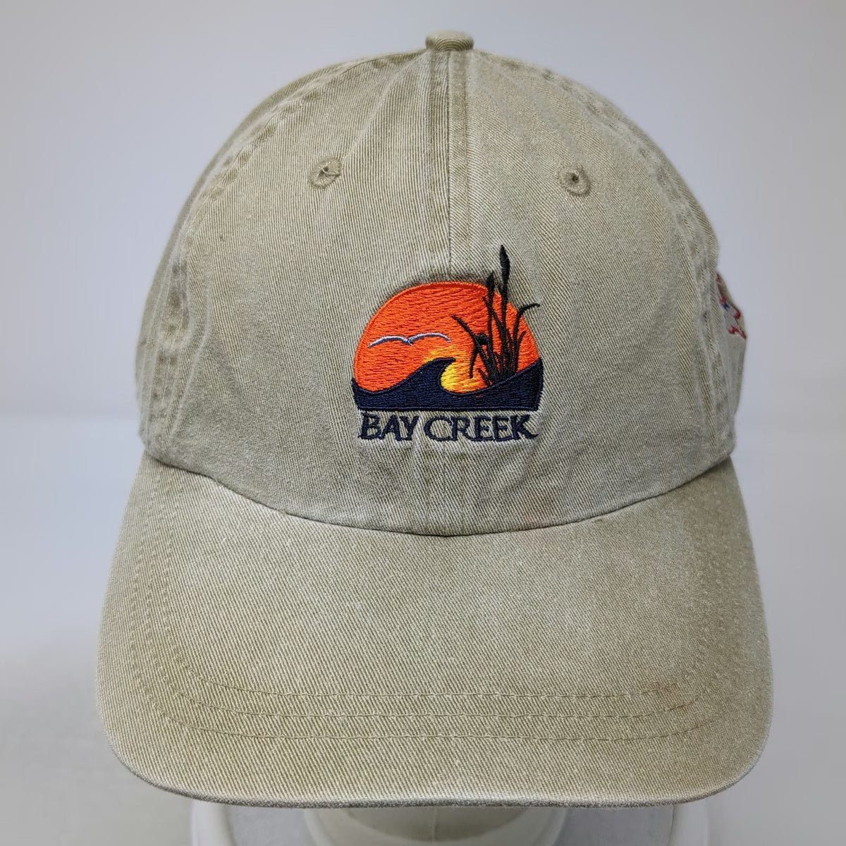 Ahead Baseball Cap Beige One Size Virginia Boy Scouts 2002 Bay Creek Leather Hat
