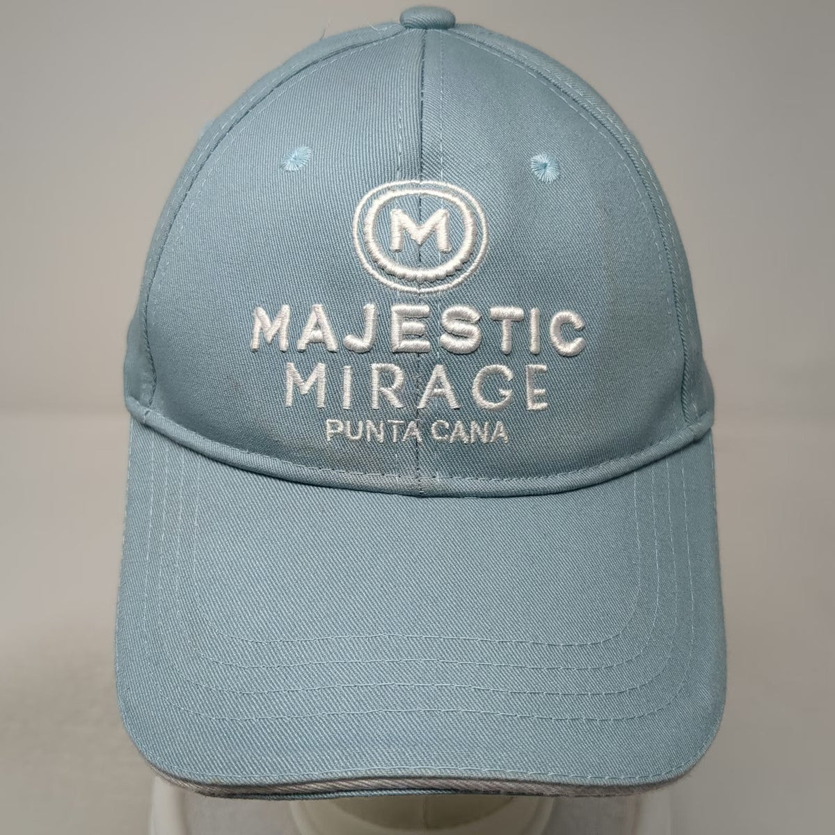 Majestic Mirage Punta Cana Resorts Blue One Size Baseball Cap Hat Slideback