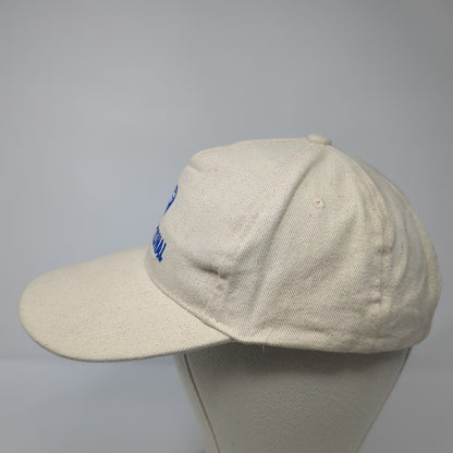 International Slideback Hat Beige One Size Adjustable Solid Vent Holes