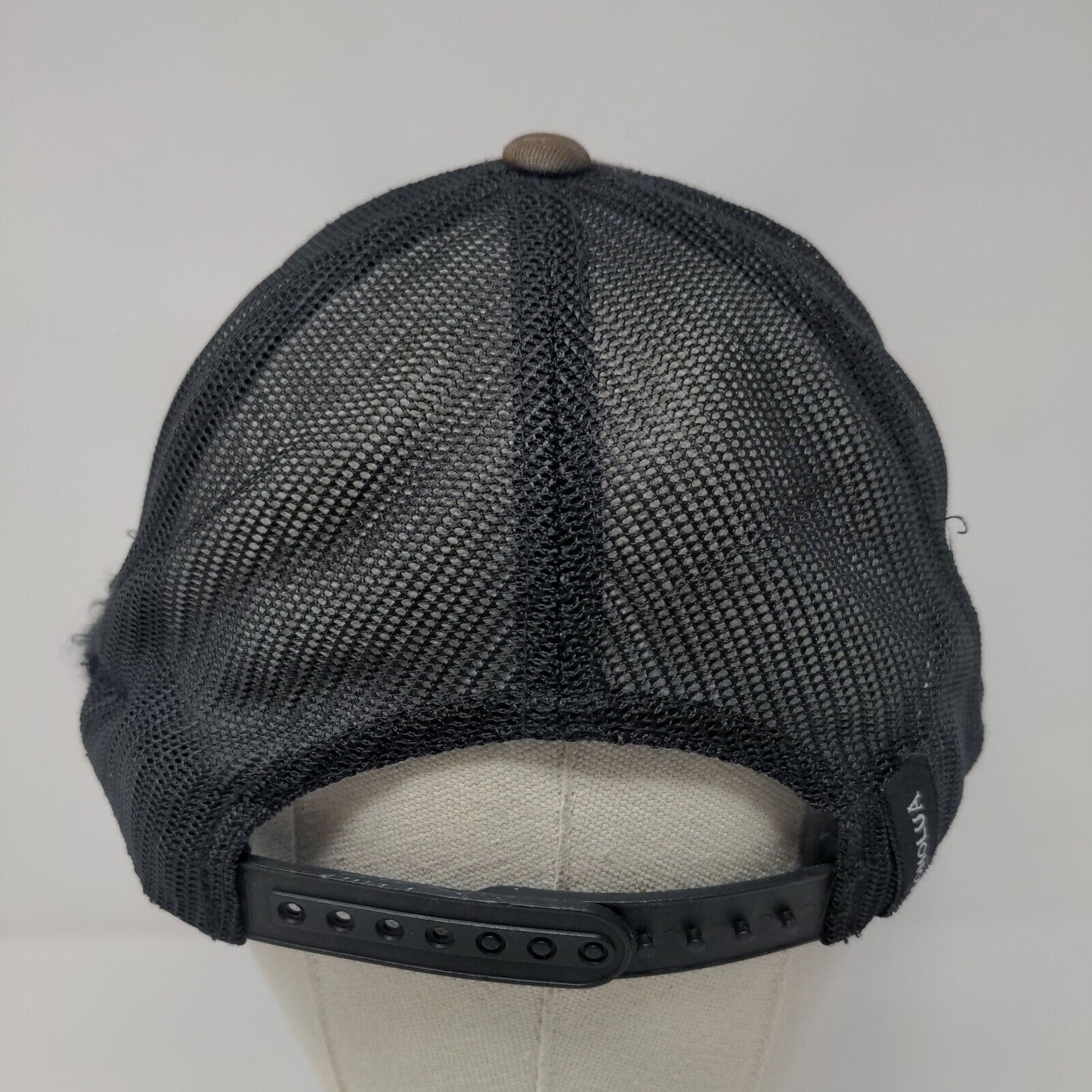 Aloha Snapback Mesh Back Trucker Hat Black One Size Adjustable Honolua