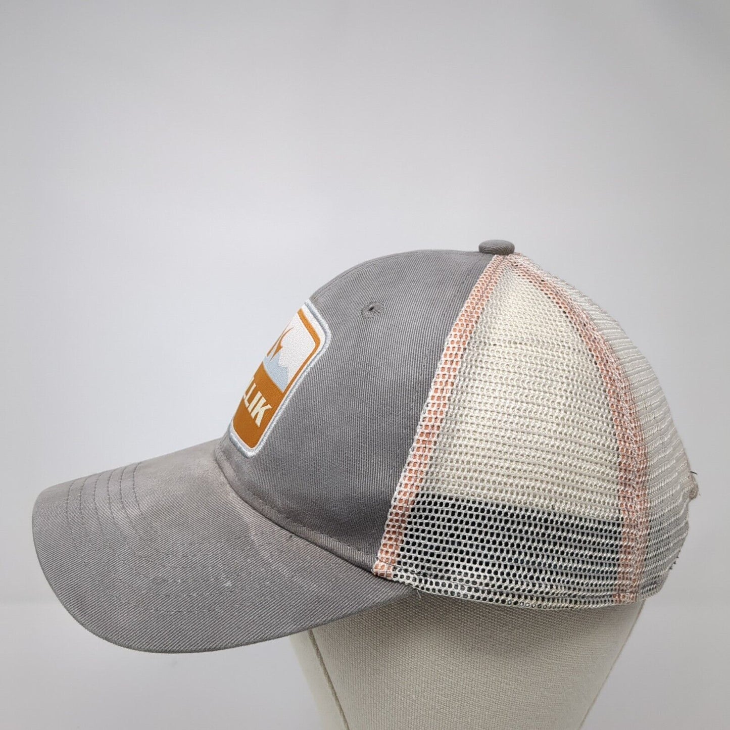Killik Patch Snapback Mesh Back Trucker Hat Gray One Size Adjustable