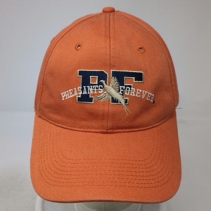 Points North Orange One Size Baseball Cap Hat Pheasants Forever Habitat Org