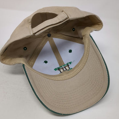 Outdoor Cap Powder River U Logo Beige Baseball Cap One Size Strapback Hat Green