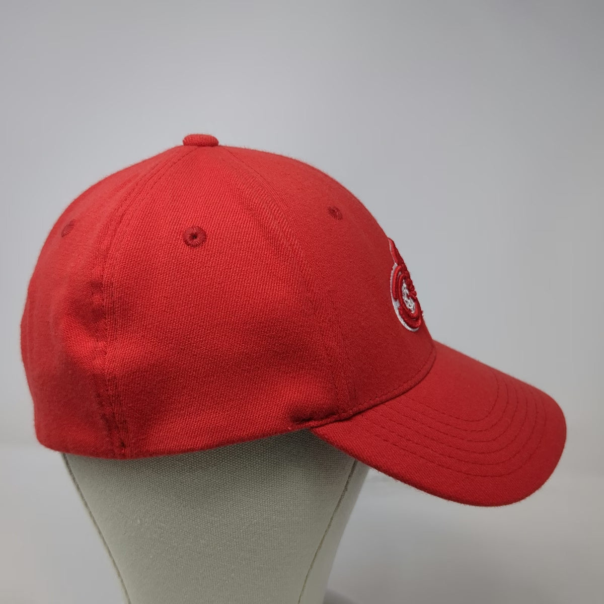 Detroit Red Wings NHL Old Time Hockey Red One Size Hat Stretch Fit Embroidered
