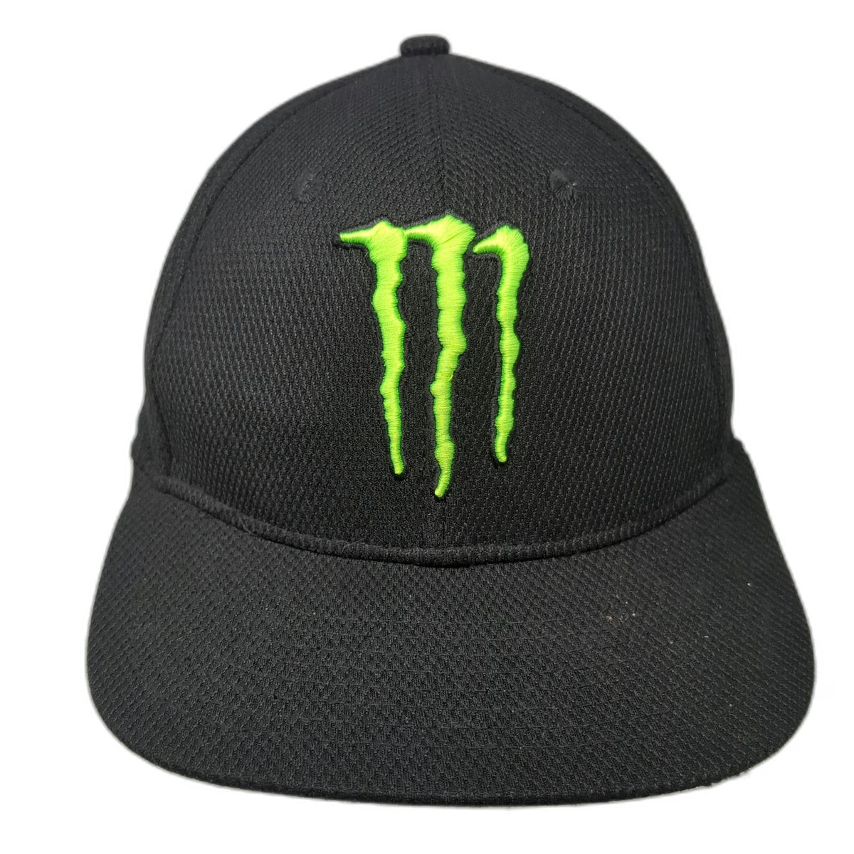Monster Energy Snapback Black One Size Green Claw Logo Embroidered Pique Hat