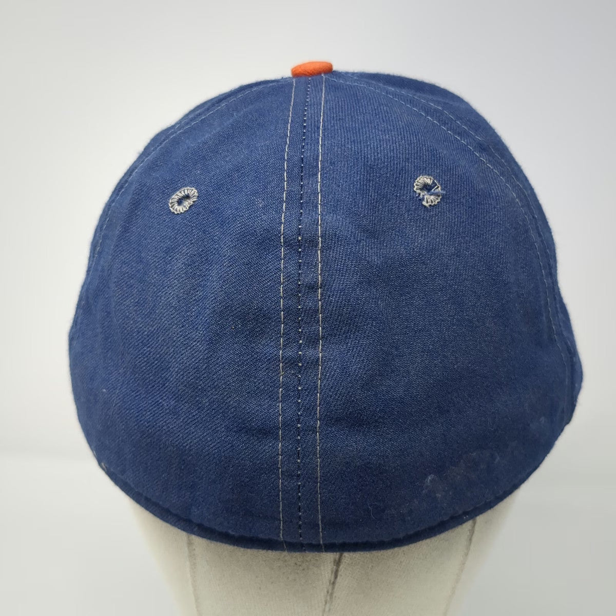 New Era Baseball Cap Blue One Size G Embroidered Green Under Brim Fitted Hat