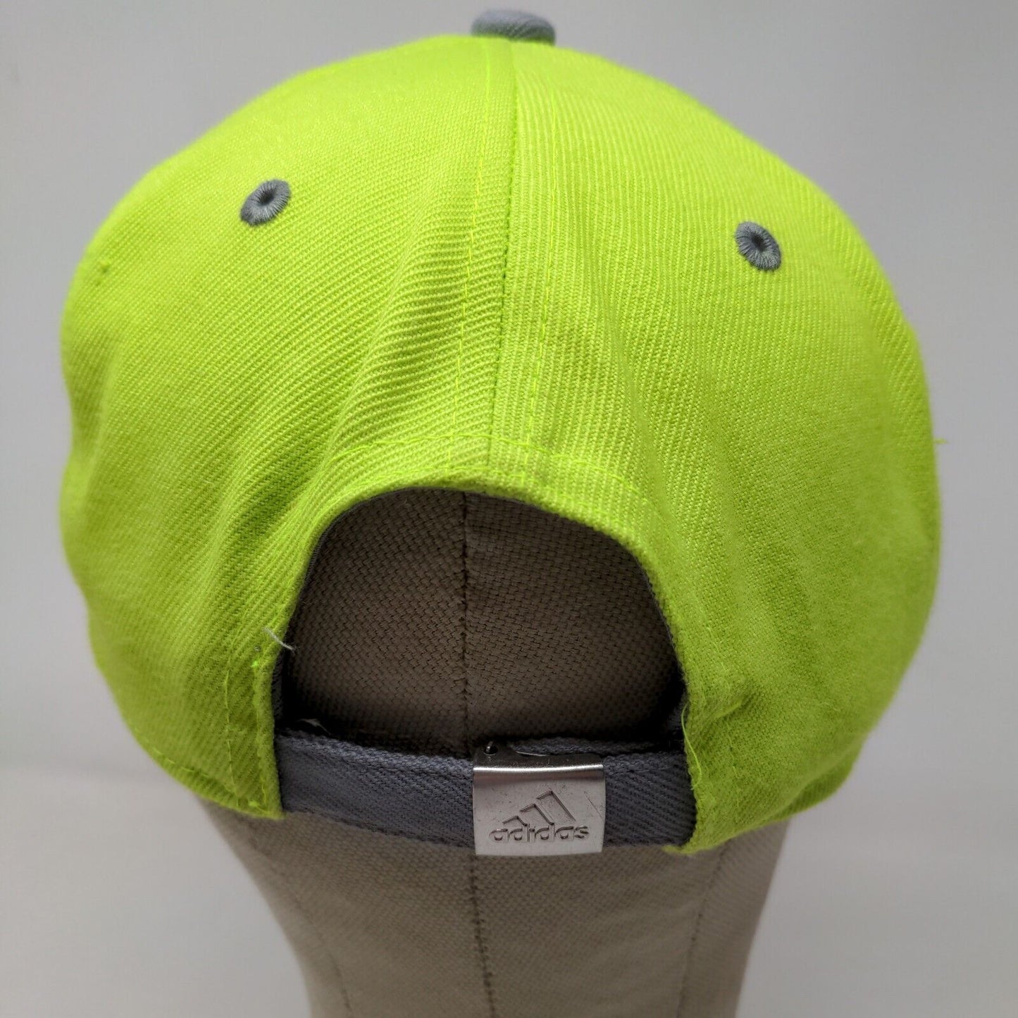 Adidas Climalite Men's Slideback Hat Green Gray OSFA Embroidered Logo