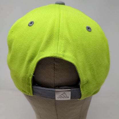 Adidas Climalite Men's Slideback Hat Green Gray OSFA Embroidered Logo