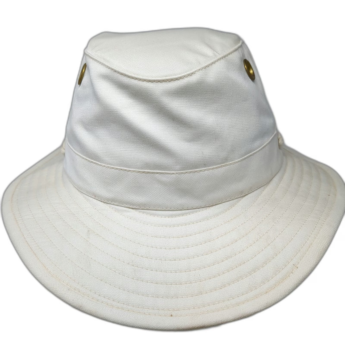 Tilley Orbit Boonie Hat White 7 1/4 Cotton Hemp Blend Wide Brim Made Canada