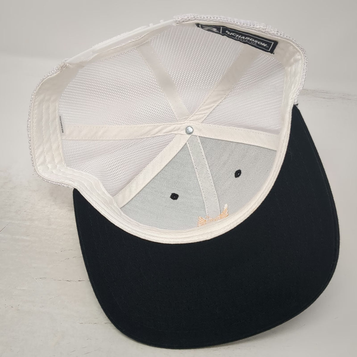 Richardson Trucker Hat Black One Size OSU Wheat Mesh Snapback Agriculture Hat