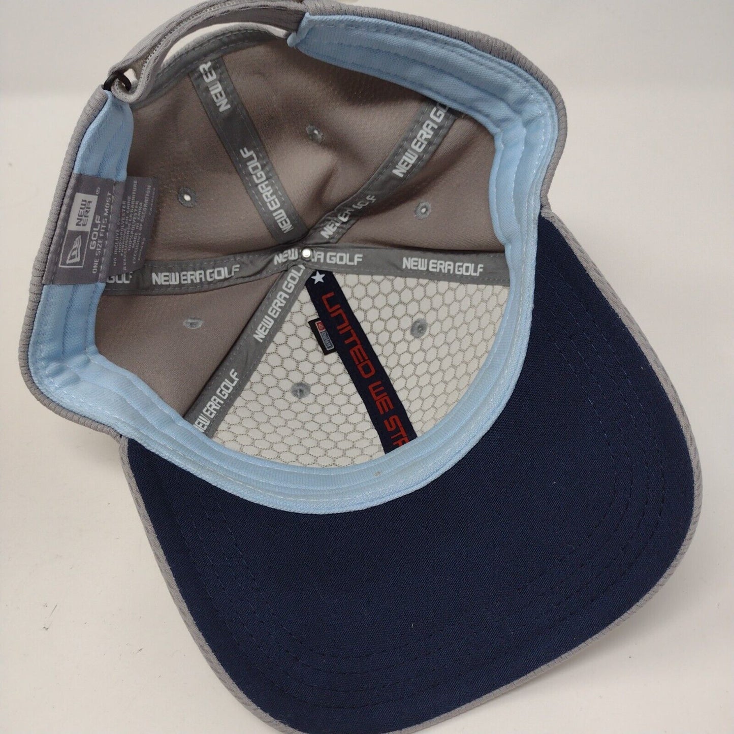 USA 2020 Strapback Hat Gray OSFM Adjustable New Era Golf Outlast