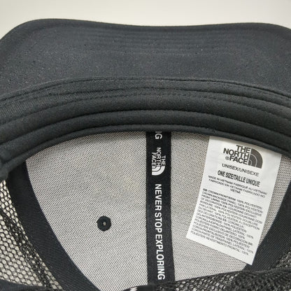 The North Face Trucker Hat Black One Size Bear Mountain Mesh Snapback