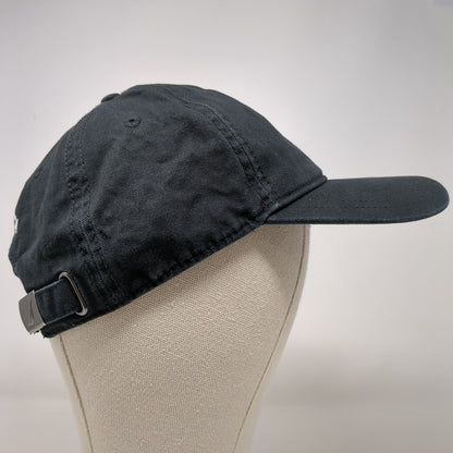 Nautica Slideback Hat Black One Size Adjustable Embroidered 6 Panel