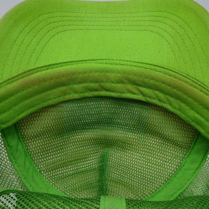 O'Neill Trucker Hat Green One Size Mesh Back Snapback Logo Patch Floral Print