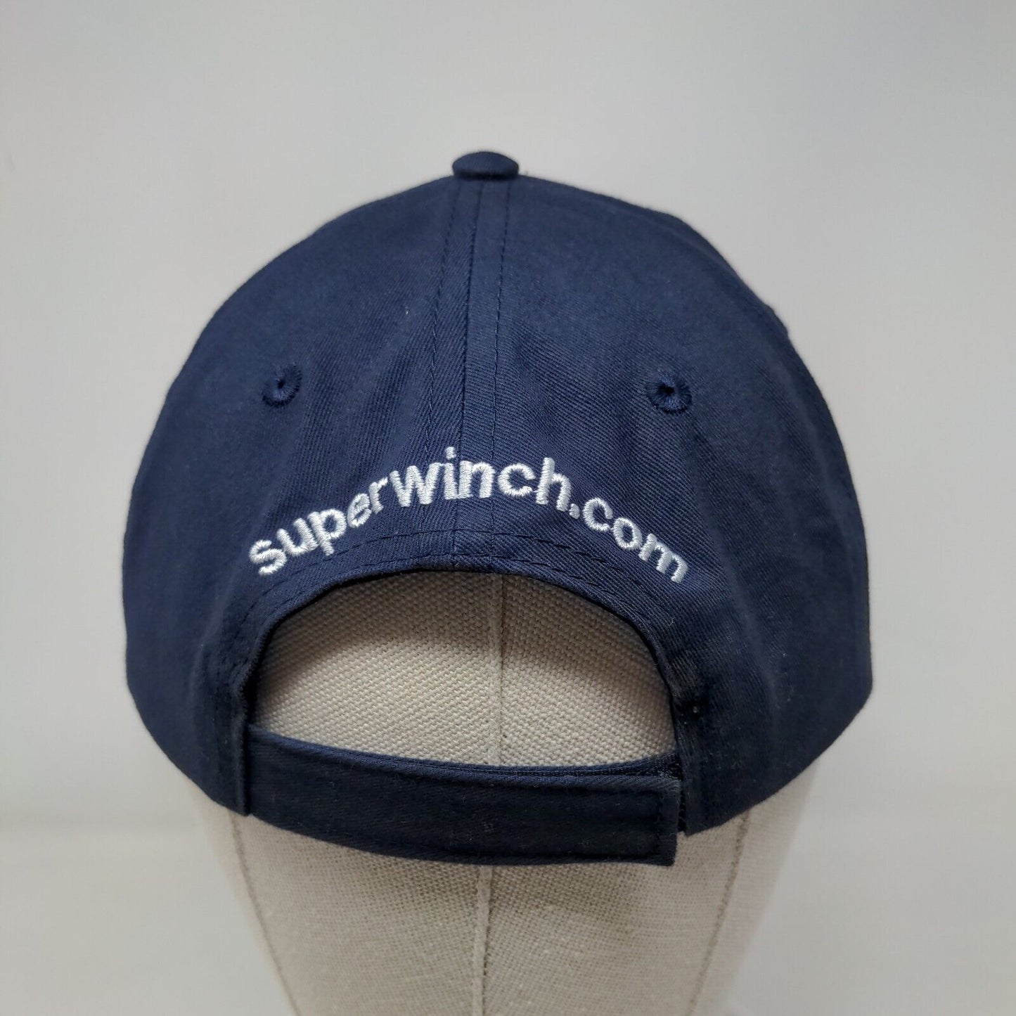 EXP Expedition Grade Strapback Hat Blue One Size Adjustable Embroidered Cotton