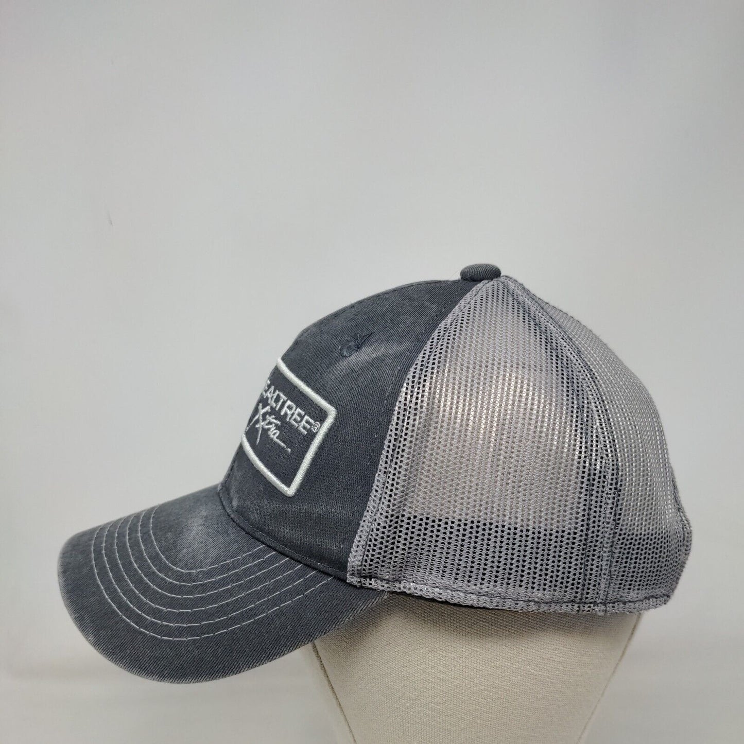 Realtree Xtra Snapback Mesh Back Trucker Hat Gray One Size Adjustable