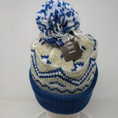 NFL Team Apparel Men's Knit Beanie Hat Indianapolis Colts Blue OSFA W/Tags