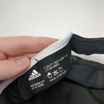 Adidas Aeroready Strapback Hat Black One Size 3 Stripes White Trim