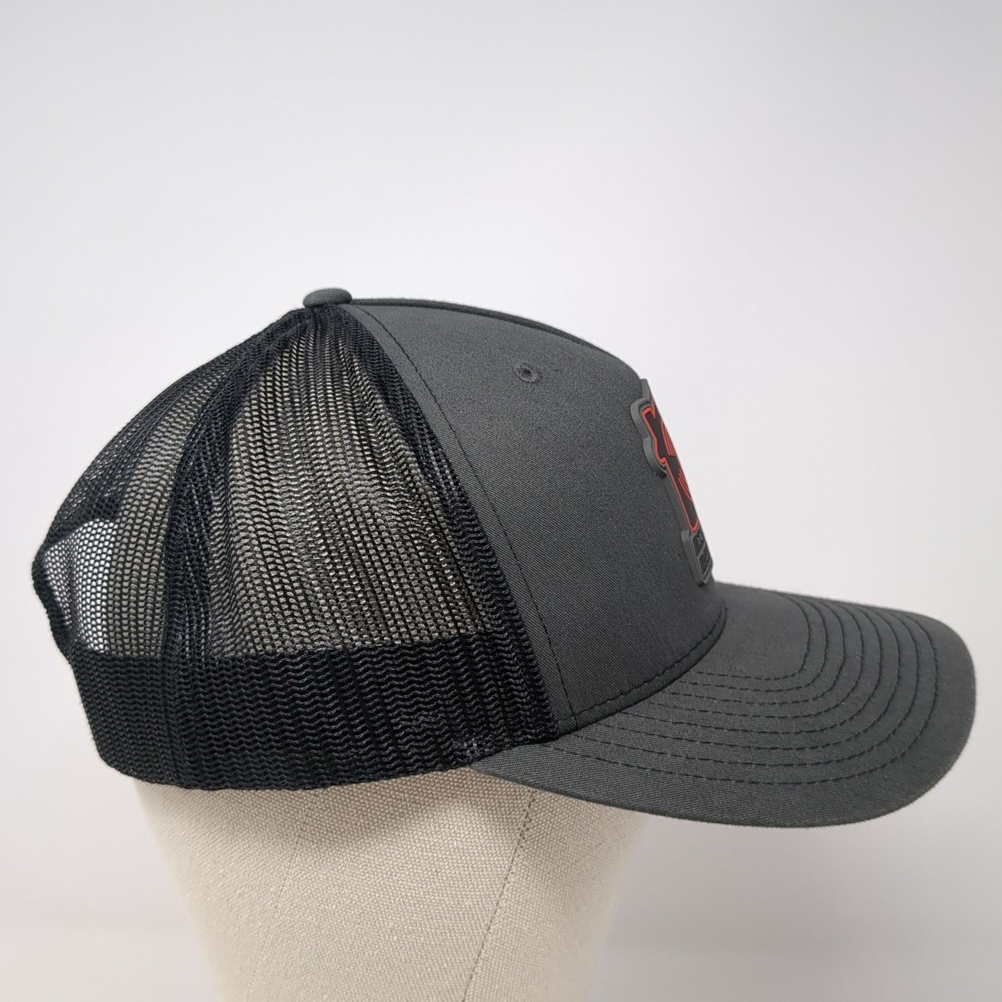 Disaster Response Snapback Trucker Hat Gray One Size Adjustable Mesh Back