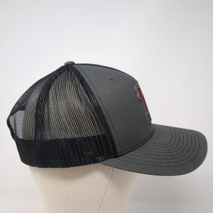 Disaster Response Snapback Trucker Hat Gray One Size Adjustable Mesh Back