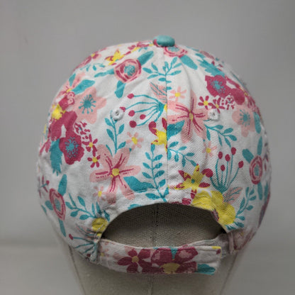 Unbranded Floral Print Strapback Hat Multicolor OSFM Adjustable 6 Panel