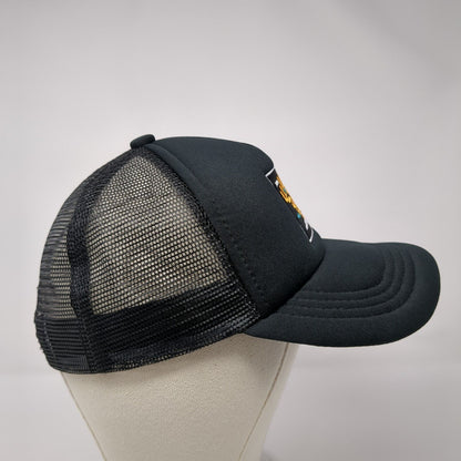 HG Snapback Mesh Back Trucker Hat Black OSFA Adjustable Embroidered