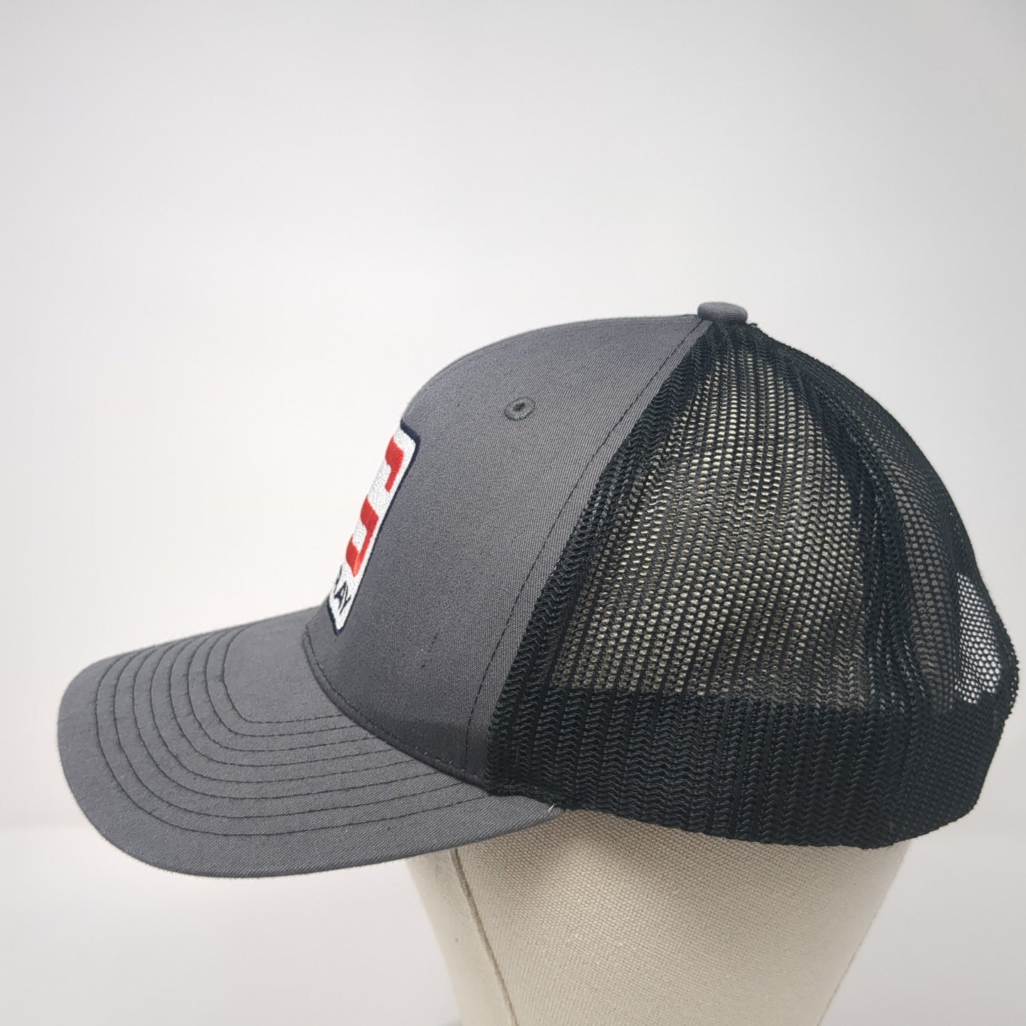 Gray Snapback Trucker Hat Gray One Size Mesh Back Richardson Outdoor