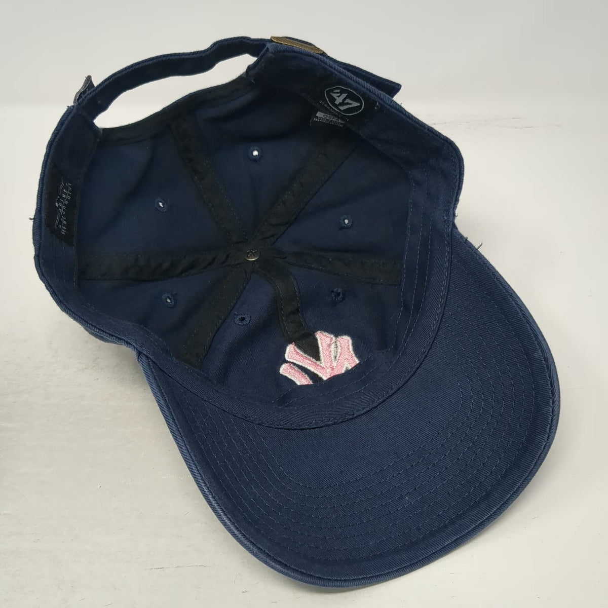 New York Yankees MLB '47 Baseball Cap Blue One Size Slideback Cotton Logo Hat