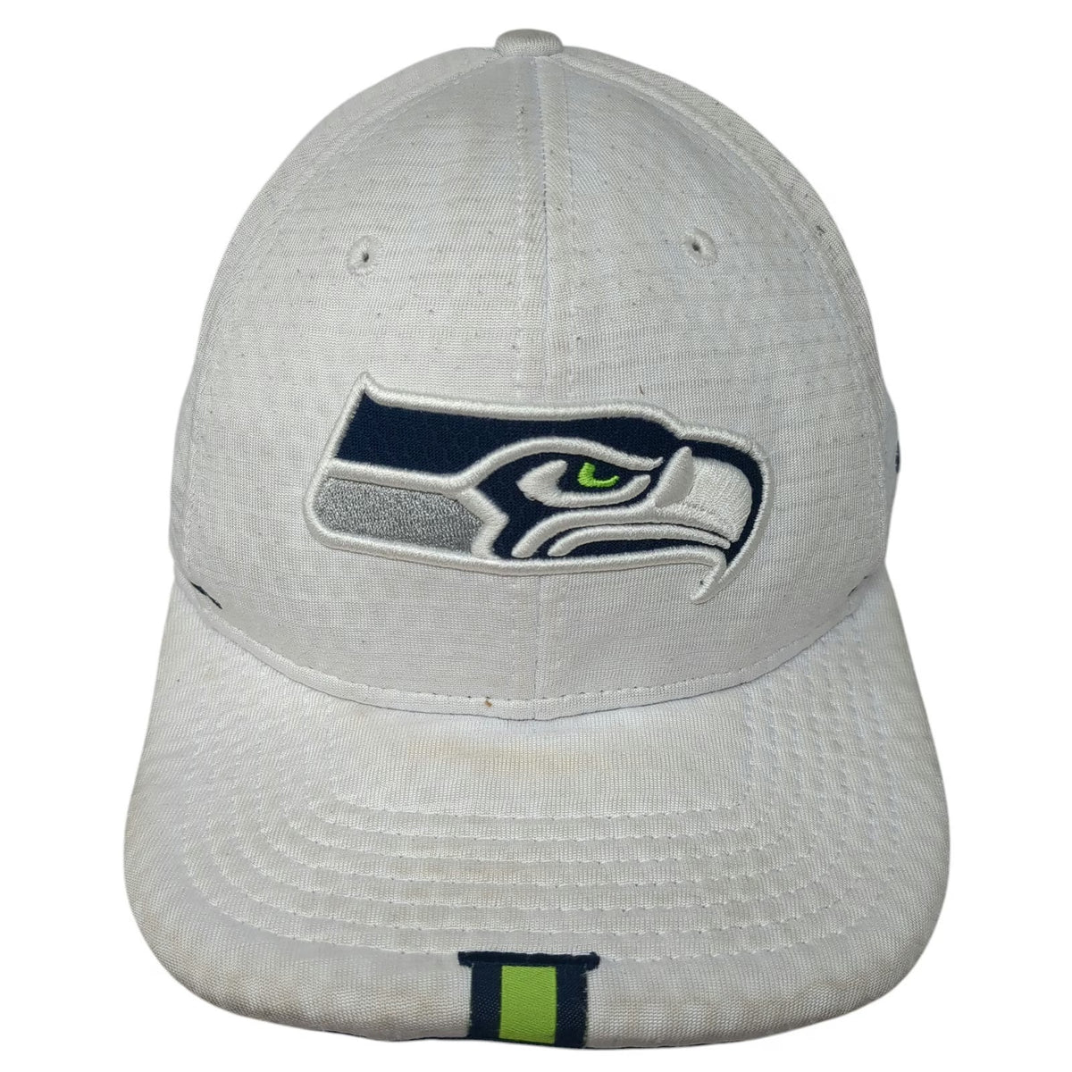 Seattle Seahawks NFL New Era 9FIFTY Snapback Hat White L 100th Anniversary