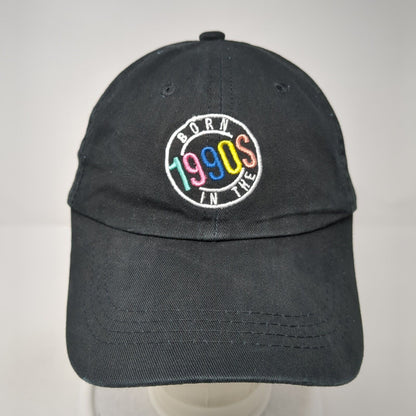 Born In The 1990s Slideback Hat Black One Size Adjustable Embroidered