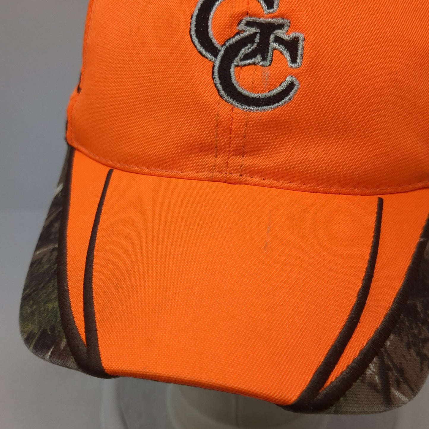 GC Logo Strapback Hat Multicolor One Size Embroidered Outdoor Cap