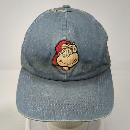 Cobra Caps Baseball Cap Blue Rad Rex Dinosaur Get On Board Denim Hat Vintage