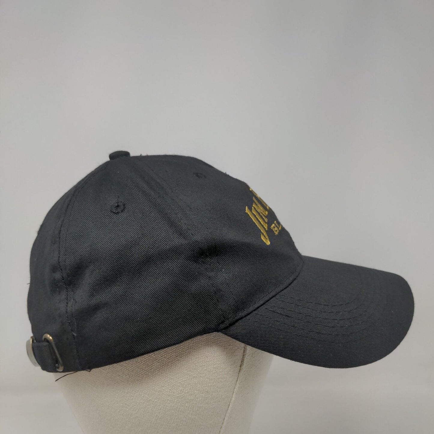 Jim Beam Black Slideback Hat Black One Size Embroidered Drink Smart