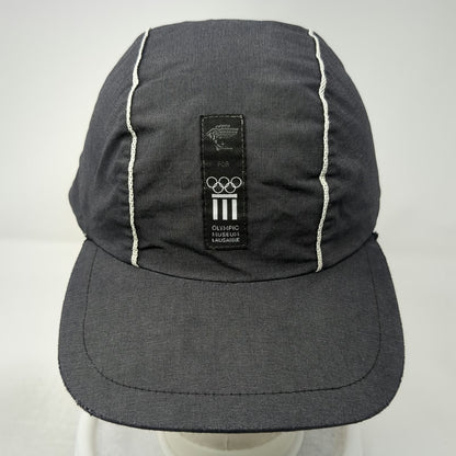 Versace Baseball Cap Gray One Size Olympic Museum Lausanne Medusa Strapback Hat
