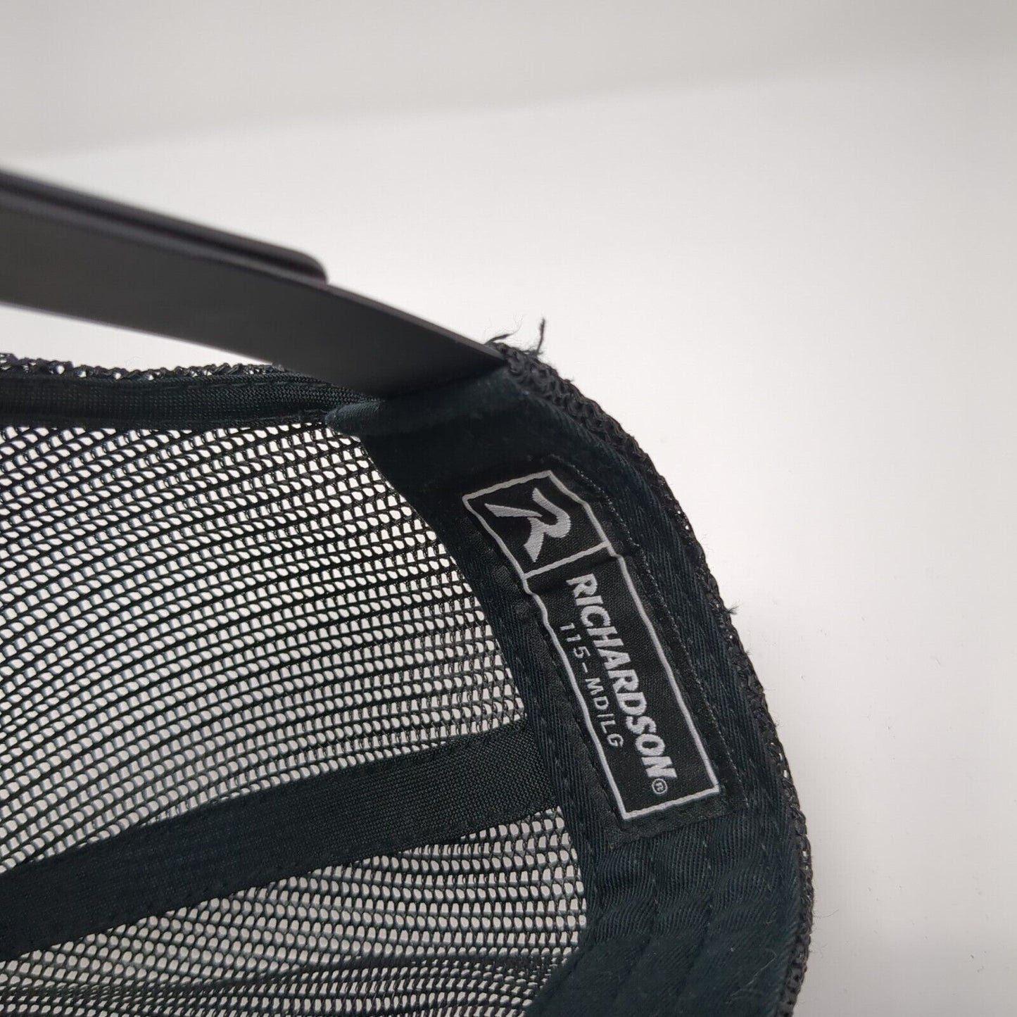 Encore Wire Logo Snapback Mesh Back Trucker Hat Gray M/L Adjustable