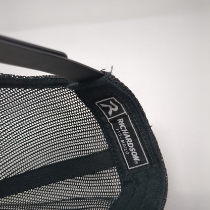 Encore Wire Logo Snapback Mesh Back Trucker Hat Gray M/L Adjustable