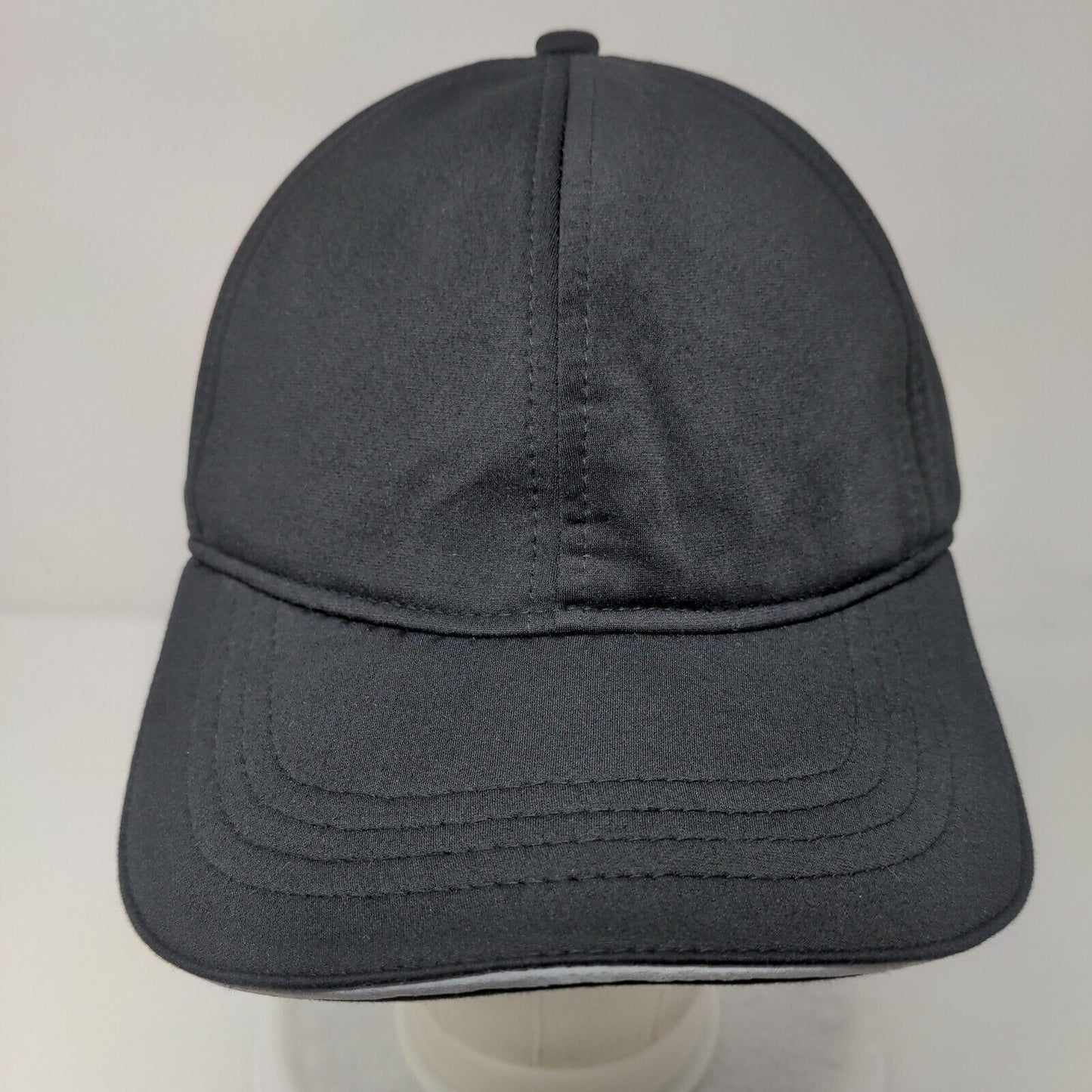 Unbranded Slideback Hat Black OSFA Adjustable Lightweight 6 Panel Blank