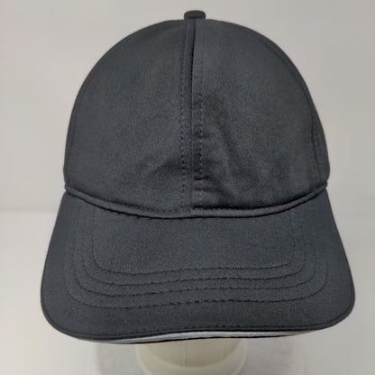 Unbranded Slideback Hat Black OSFA Adjustable Lightweight 6 Panel Blank