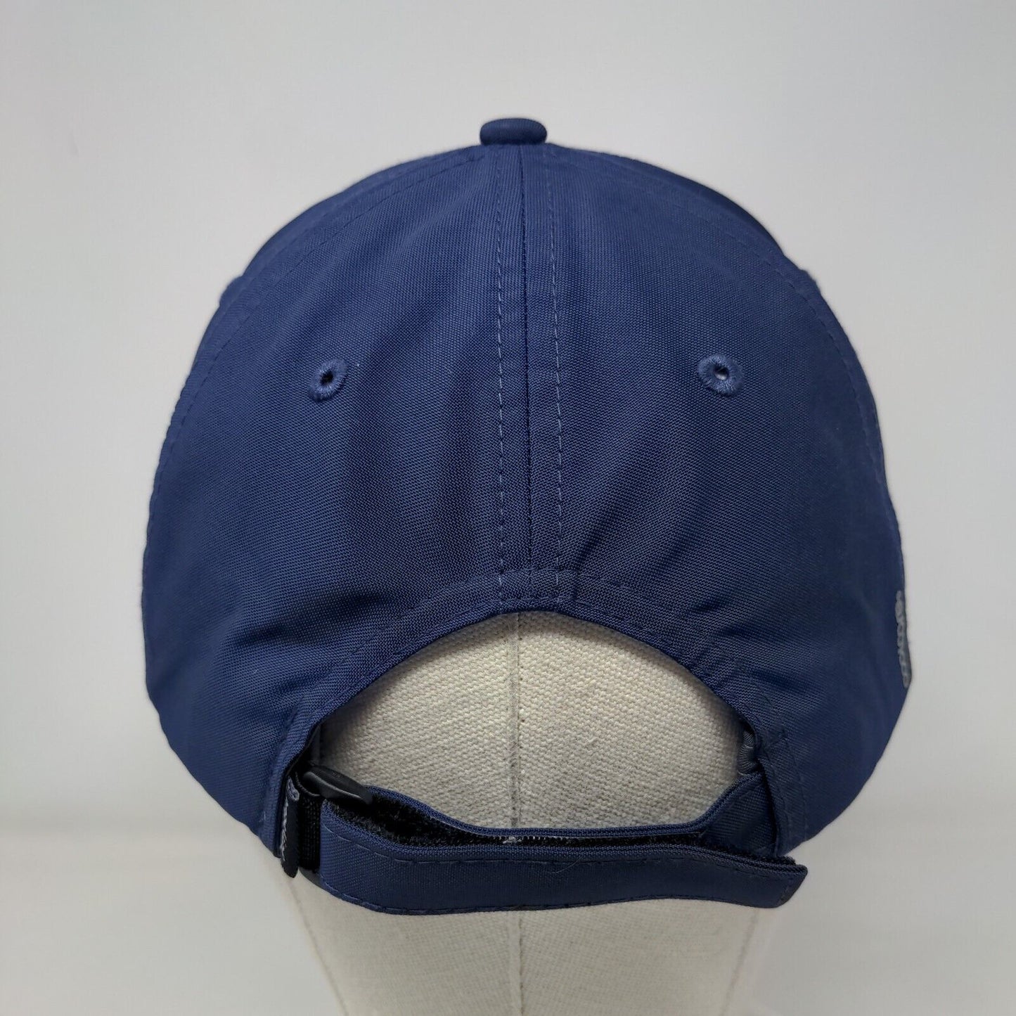 Imperial Coolcore Strapback Hat Blue OSFA Embroidered Tree 6 Panel