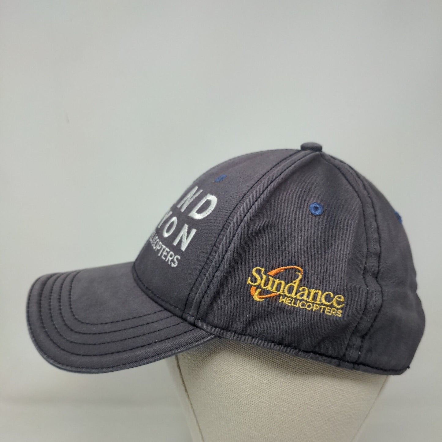 Grand Canyon Sundance Helicopters Strapback Hat Blue OS Adjustable Camp David