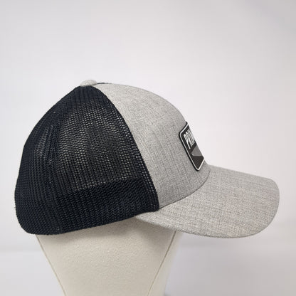 Prime Ops Snapback Trucker Hat Gray One Size Mesh Back Branded Bills