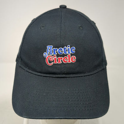 Port & Company Black One Size Baseball Cap Hat Arctic Circle Logo Strapback Blue