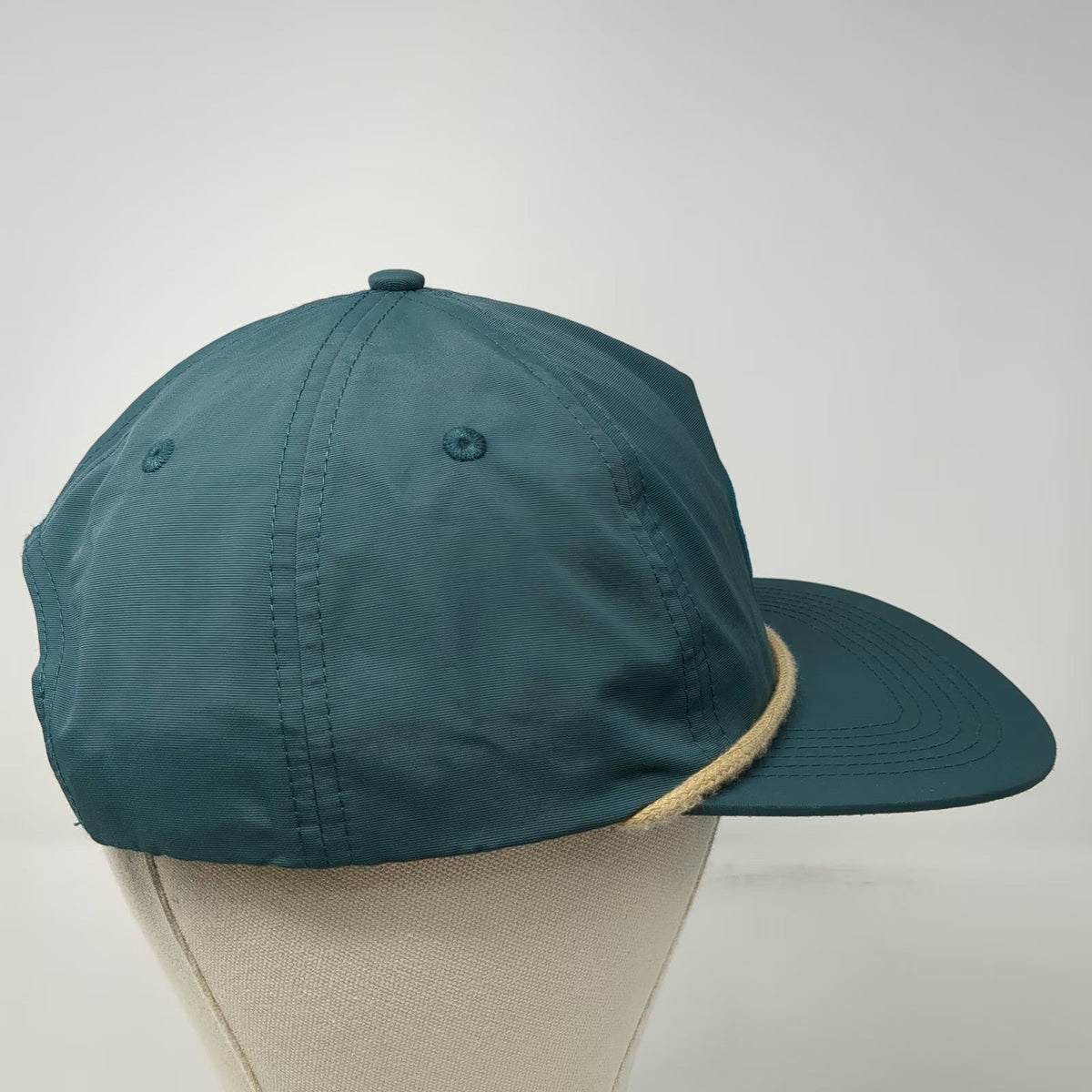 Sun Cruiser 5 Panel Blue One Size Rope Snapback Hat Nylon Patch Graphic Outdoor