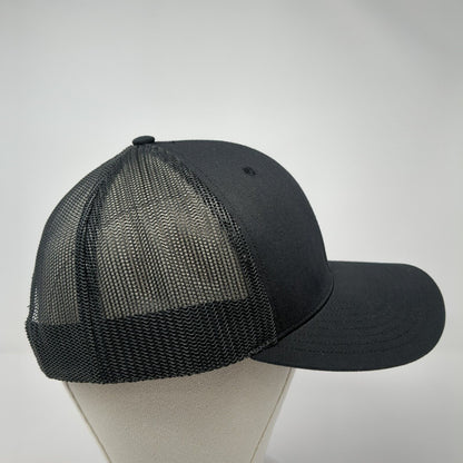 Challenger Companies, Inc. Snapback Trucker Hat Black One Size Mesh Back