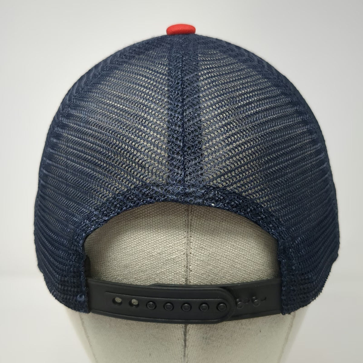 Salomon Trucker Hat White Red Blue One Size Mesh Snapback Mountain Graphic Print