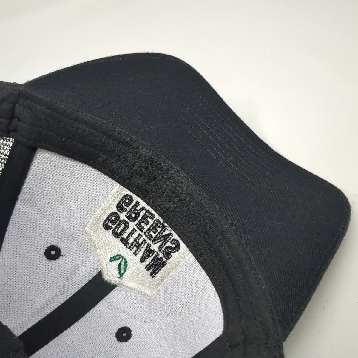 Trucker Hat Black One Size Gotham Greens Logo Patch Mesh Back Snapback Cap Poly
