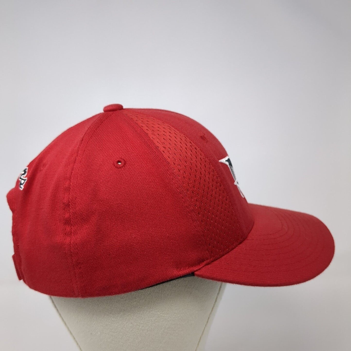 Cougars Strapback Hat Red M-L Embroidered Logo Richardson Pulse PTS 14