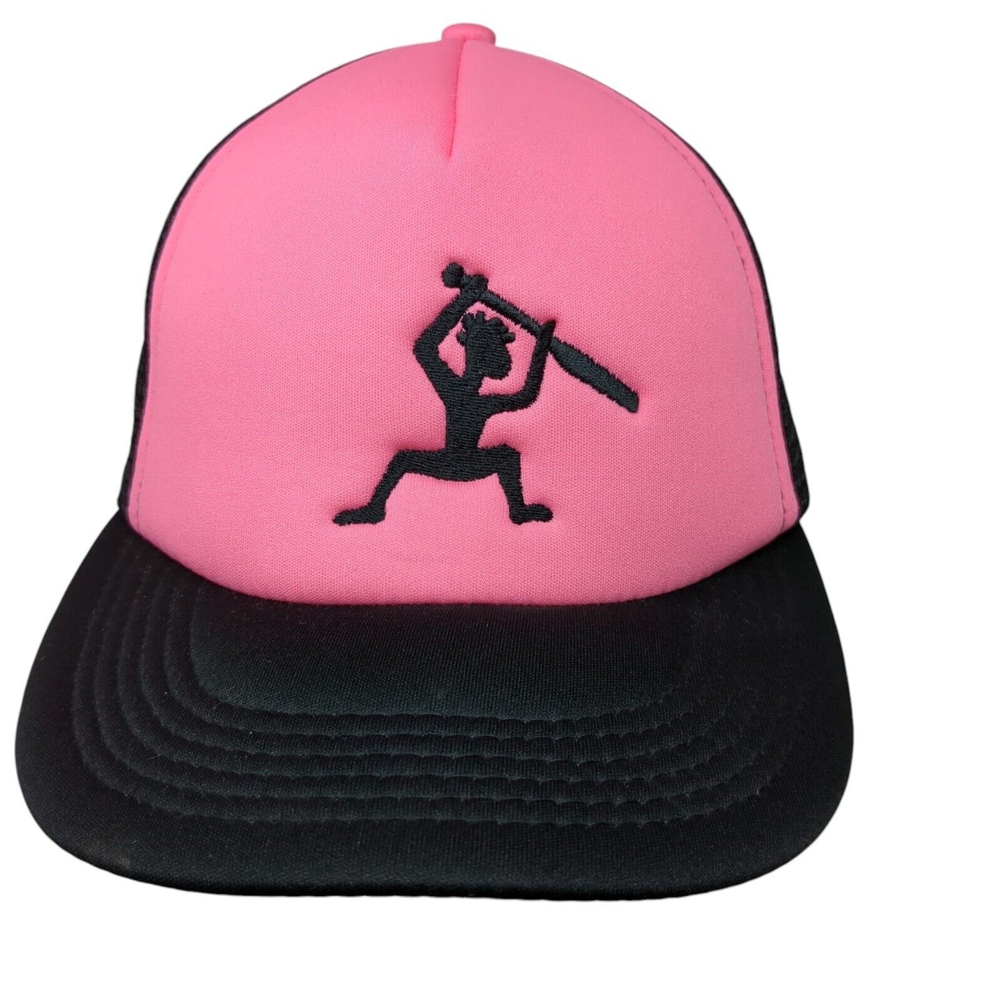 District Snapback Trucker Hat Multicolor OSFA Mesh Back Embroidered